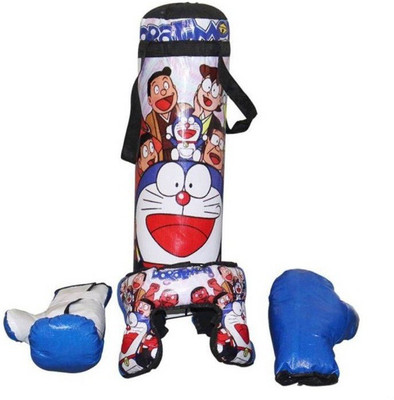 

SPORTSHOLIC Doremon Toy Boxing kit With 2 Gloves and 1 Head guard For Kids Boys Girls 3 To 6 Years Boxing Kit