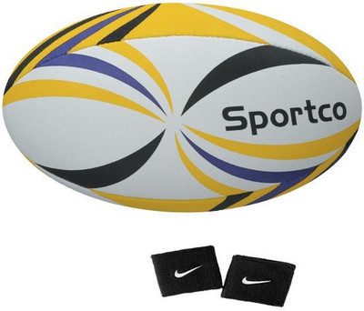 

Cosco Rugby Ball ( Sportco ) With 2 Band Rugby Kit