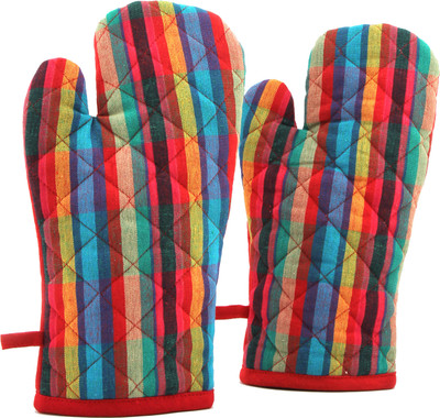 Raksha Multicolor Cotton Kitchen Linen Set(Pack of 2)