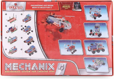 

Ishan Creation Mechanix-4 learn 20 model construction(Multicolor)