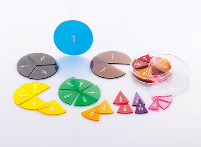 

MATHWORLD FRACTION CIRCLES(Multicolor)