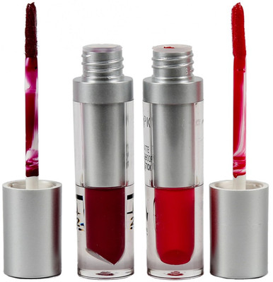 MELANIA APK Matte Kissproof Combo Lipstick( Gold Peach, Burgundy)(5 ml, Gold Peach, Burgundy)
