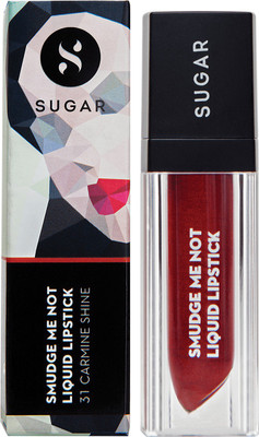 

Sugar Smudge me not liquid Lipstick(31 Carmine Shine)