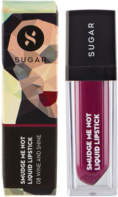 

Sugar Smudge me not liquid Lipstick(08 Wine and Shine)