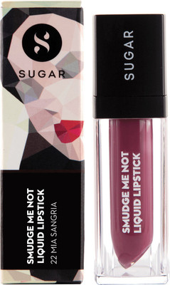 

Sugar Smudge me not liquid Lipstick(22 Mia Sangria)