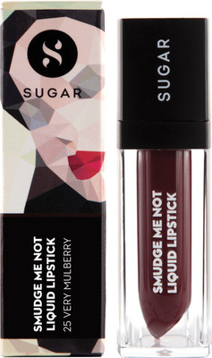 

Sugar Smudge me not liquid Lipstick(25 Very Mulberry)
