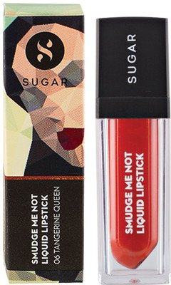 

Sugar Smudge me not liquid Lipstick(06 Tangerine Queen)