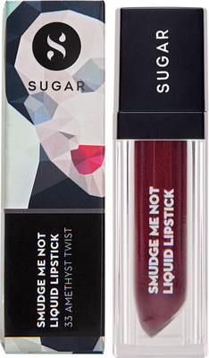 

Sugar Smudge me not liquid Lipstick(33 Amethyst Twist)