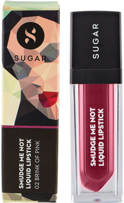 

Sugar Smudge me not liquid Lipstick(02 Brink of Pink)