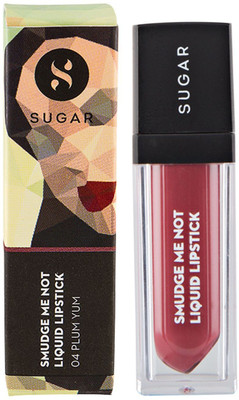 

Sugar Smudge me not liquid Lipstick(04 Plum Yum)
