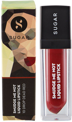 

Sugar Smudge me not liquid Lipstick(10 Drop Dead Red)