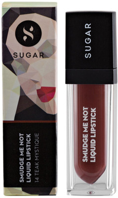 

Sugar Smudge me not liquid Lipstick(14 Teak Mystique)