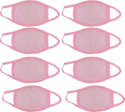 

SS Set of 8 pcs Anti Pollution Driving Protection Reusable Dust Cotton Mouth Mask and Respirator