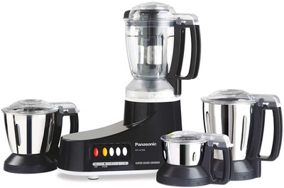 

Panasonic MX-AC400 1000-Watt Mixer Grinder with 4 Jars (Black) 1000 Juicer Mixer Grinder(Black, 4 Jars)