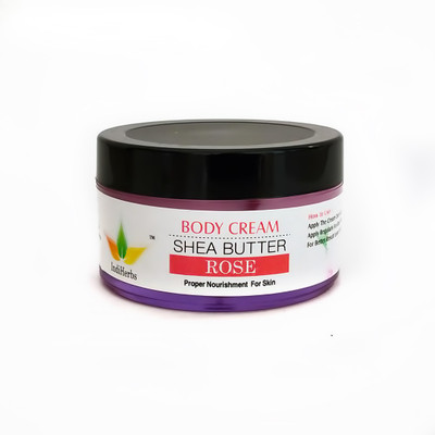 

IndiHerbs Shea Butter Rose Body Butter /Cream(80 g)