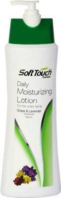 

Soft Touch Daily Moisturizing Lotion-Grape & Lavender, Enriched With Vitamin E.(500 ml)