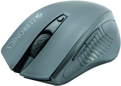 

ZEBRONIC TRON Wireless Optical Gaming Mouse(2.4GHz Wireless, Black)