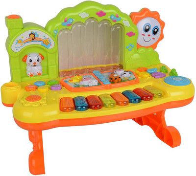 

DD RETAIL Musical Dancing Fountain Water Keyboard Piano with Microphone & Colorful Lights(Multicolor)