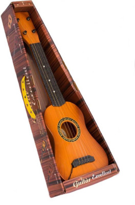 

KENZAI 24" 4-string Guitar Toy for Kids , Multi Color. (Brown)(Brown)