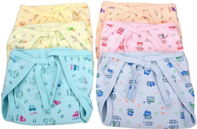 

Baby Shopiieee Luxury Quality-Super Soft, Skin Friendly nappy combo, Multicolor
