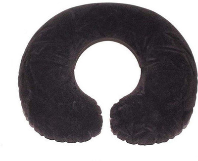 

CSU Inflatable Traveling Neck Support for All Ages-Easy to Inflate and Deflate,Travel Handy-Use in Car Travelling,Daily Commute,Bus,Airplanes-Puncture Free,Ideal for All Ages (Glossy Black) Neck Pillow(Black)
