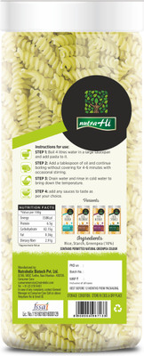 

NutraHi Green Pea Gluten Free Fusilli Pasta(200 g)