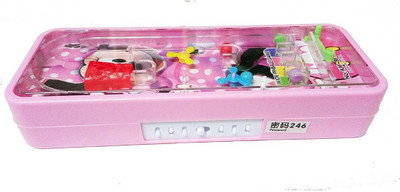 

Art Box JW-DOJ3-0HBP Nature Art Plastic Pencil Box(Set of 1, Pink)