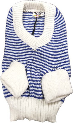 

all4pets Sweater for Dog(White, Purple