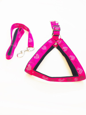 

Petsnhuman  Full Body Belt Dog Harness & Leash(, Pink