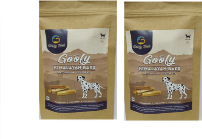 

Goofy Tails Milk Bars 100% Veg Large Milk Dog Treat(400 g, Pack of 2)
