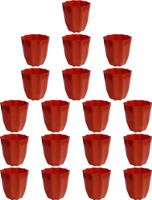 

SHOPTICO o 2133 Plant Container Set(Pack of 19, Plastic)