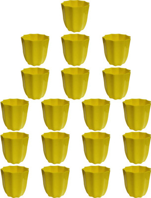 

SHOPTICO Nibbo 2134 Plant Container Set(Pack of 19, Plastic)