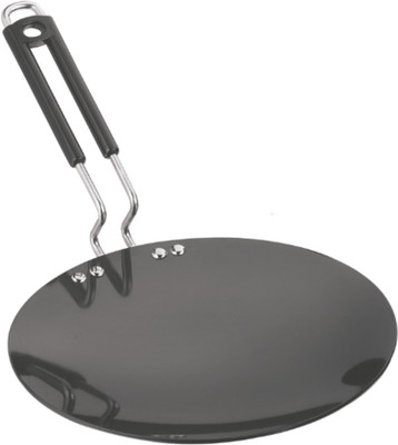 

Vinod Tawa 26 cm diameter(Hard Anodised, Non-stick), Black