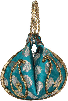 

Favria Wedding Bag Potli(Blue)