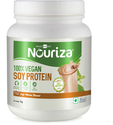 

NOURIZA 100% Soy Protein Protein Blends(1 kg, Cafe Mocha)