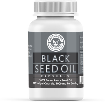 

Holy Natural Black Seed Oil Capsule - 120 Softgel Caps Nutrition Bars(140 g, Black Seed)