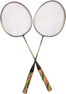 

kidoz kingdom BADMINTON RACQUET SET Multicolor Strung Badminton Racquet(G1 - 4 Inches, 300)