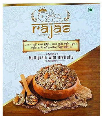 

Rajas Complete Nutrition Multigrain with Dryfruits Porridge Mix, 100% Natural Baby Food, Sattu Maavu, 400 Gram Pack 400 g