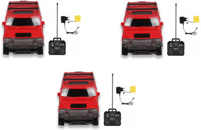 

Kanchan Toys Remote Control Car Pack Of 3(Red)