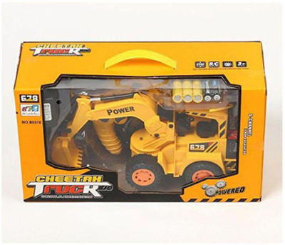 

Deeta Remote Control Cheetah Construction Truck (yellow) Toy(Black)