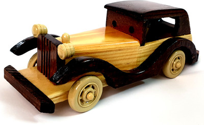 

Nihuusravee nswooden Car Showpiece Toy for Kids Unique Vintage Showpiece for Home Office Decor EIGHT inch long 16