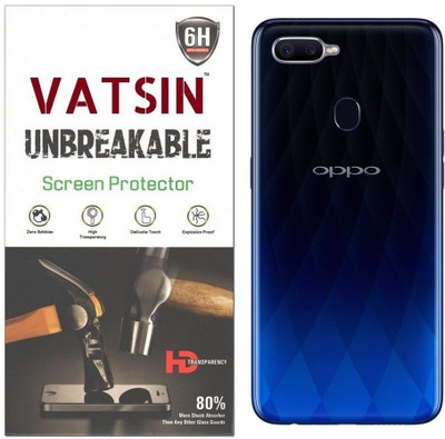 Vatsin Back Screen Guard for Oppo F9, OPPO F9 Pro, Realme 2 Pro, Oppa A7(Pack of 1)
