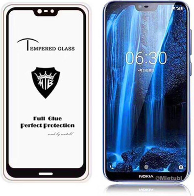 Express Buy Edge To Edge Tempered Glass for Nokia 6.1 Plus(Pack of 1)