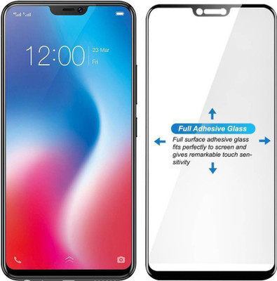 Express Buy Edge To Edge Tempered Glass for Vivo X21 (5D Tempered Glass)(Full Glue)(Pack of 1)