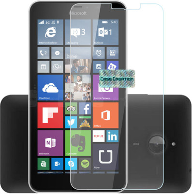 CASE CREATION Tempered Glass Guard for Nokia Lumia 640XL 2015(Pack of 1)