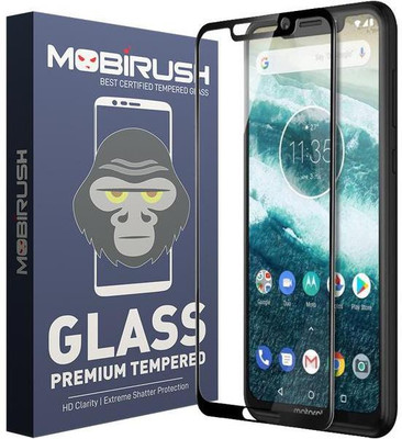 MOBIRUSH Edge To Edge Tempered Glass for Motorola One Power (P30 Note)(Pack of 1)