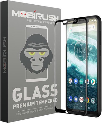 MOBIRUSH Edge To Edge Tempered Glass for Motorola One Power (P30 Note)(Pack of 1)