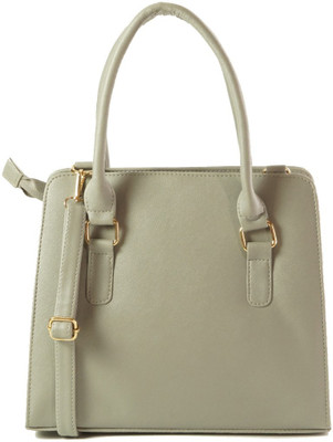 

BAGSTOPIA Women Casual Grey PU Hand-held Bag
