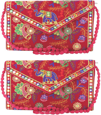 

SUVASANA Women Casual Multicolor Cotton Sling Bag