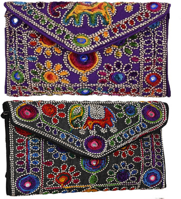 

SUVASANA Women Casual Multicolor Cotton Sling Bag
